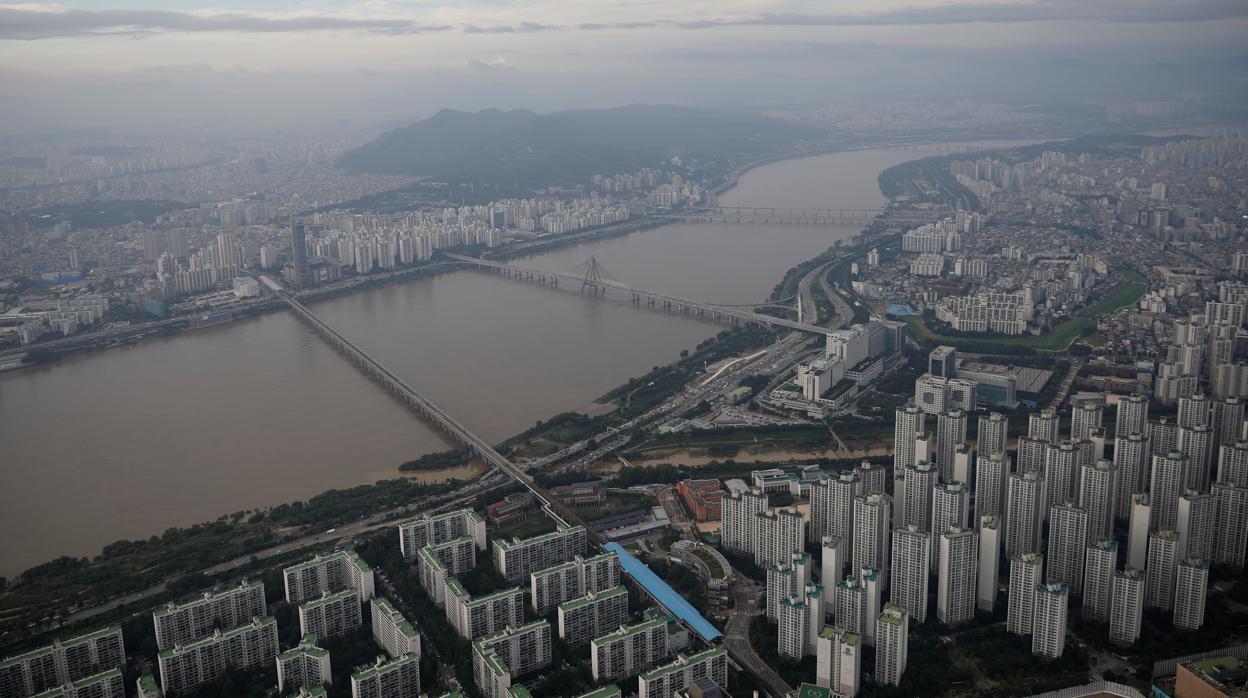 Vista aérea de Séul