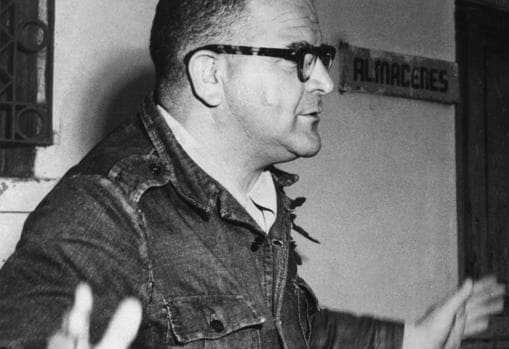 Mercader, en 1956, durante una entrevista ante la Penitenciaria General de México