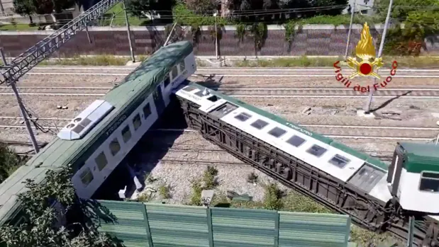 Un tren «fantasma» de Italia parte solo sin maquinista, recorre diez kilómetros y roza la tragedia