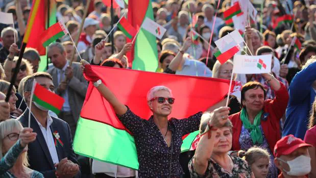 La oposición bielorrusa quiere ser como Guaidó