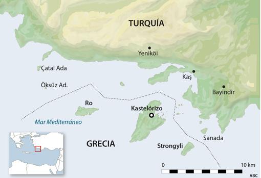 Kastelorizo, la piedra en el zapato de Turquía