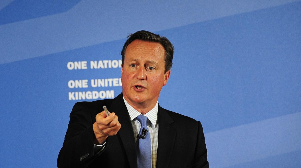 El ex primer ministro británico, David Cameron