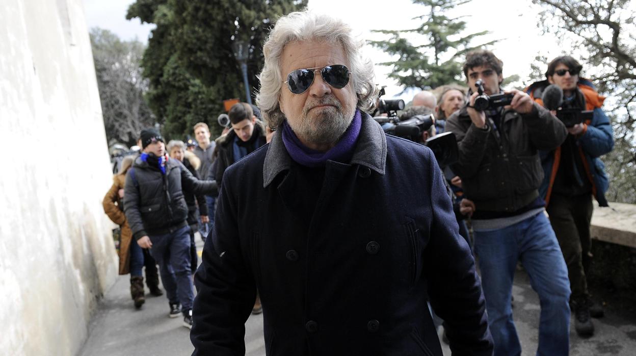 Beppe Grillo, el fundador y «garante» del Movimiento 5 Estrellas