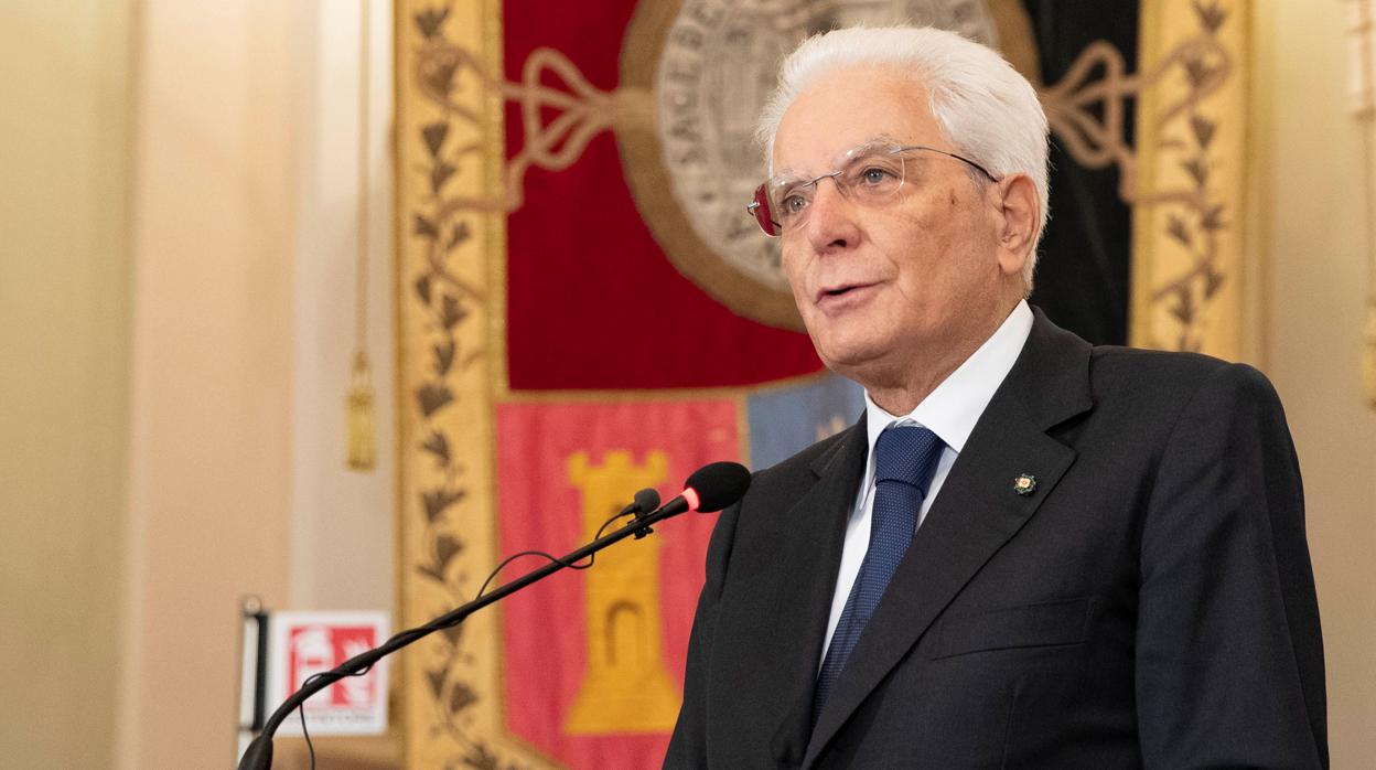 El presidente de Italia, Sergio Mattarella