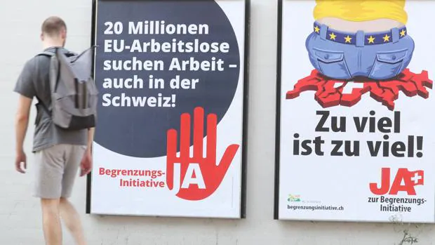 Los suizos votan hoy si desean conservar la libre circulación con la UE