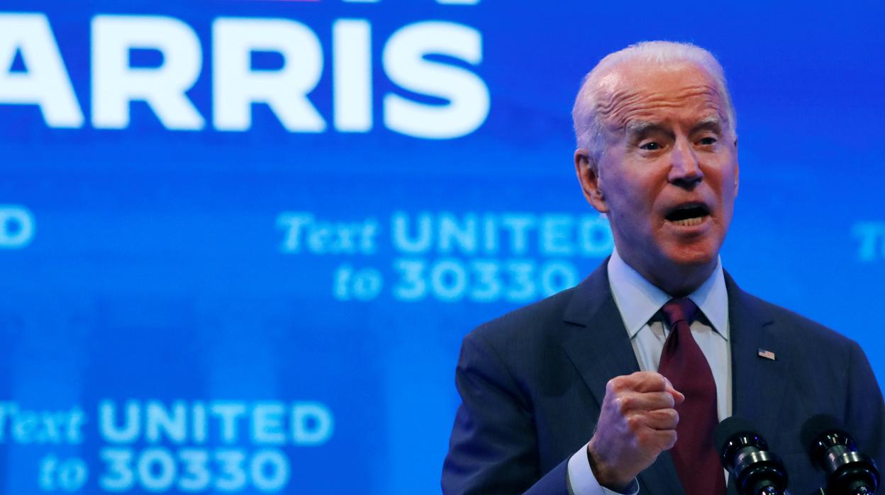 El candidato demócrata a la Casa Blanca, Joe Biden