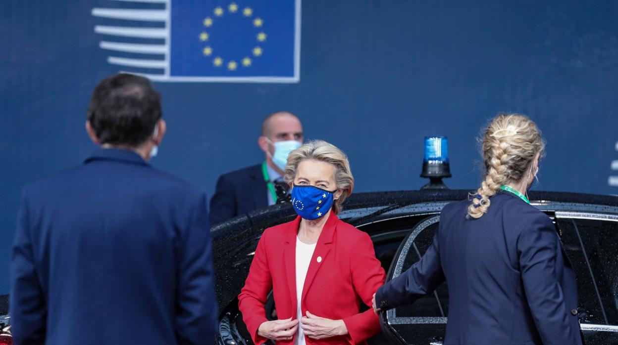 La presidenta de la Comisión Europea, Ursula von der Leyen