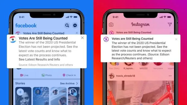 Facebook eliminará todos los anuncios políticos en EE.UU. al acabar la jornada electoral
