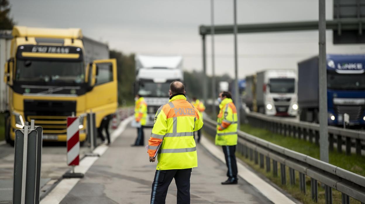 Controles fronterizos en Baviera durante la cuarentena en Alemania