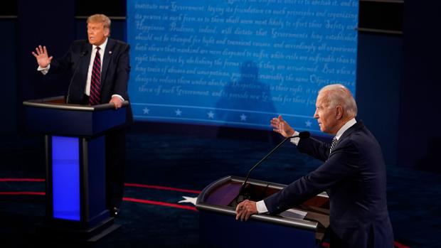 Los organizadores del debate entre Trump y Biden apagarán los micrófonos para evitar interrupciones