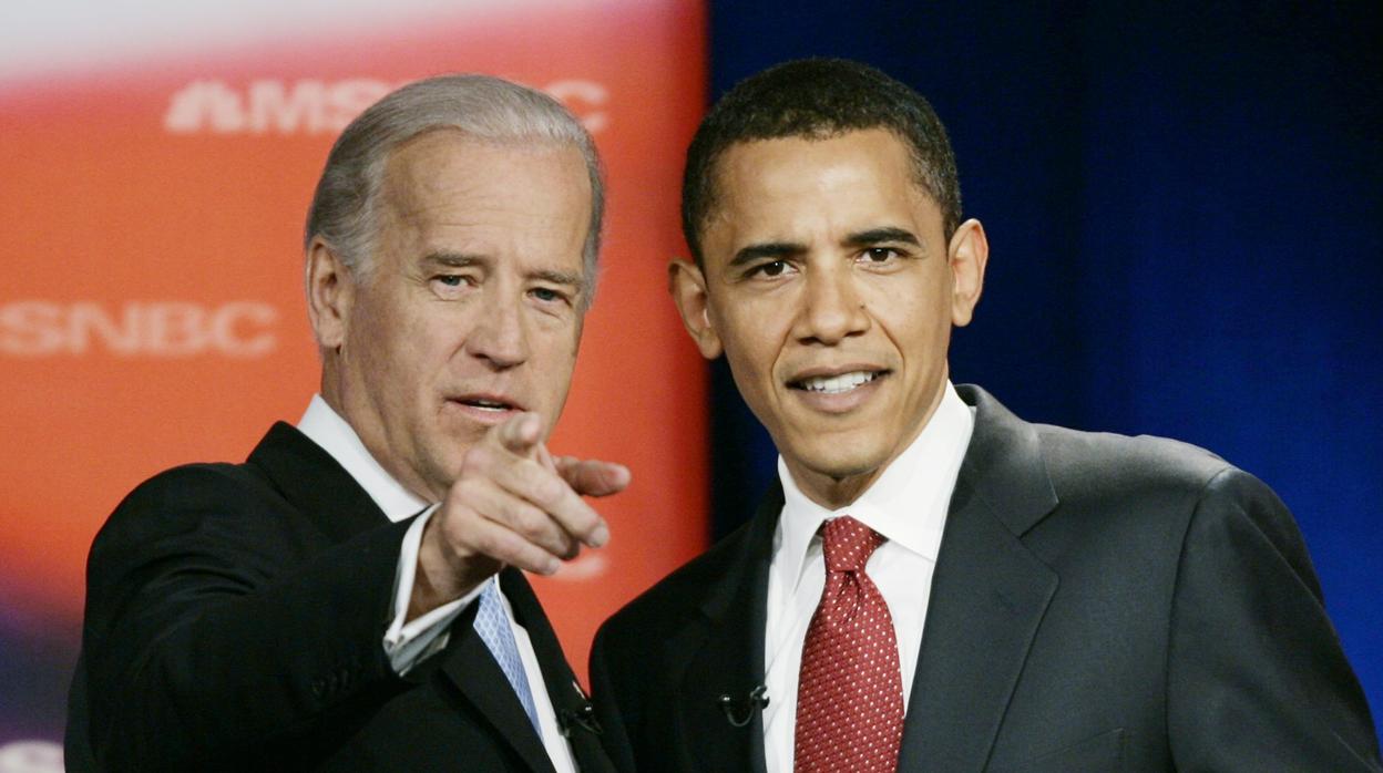 Biden y Obama en 2007, un año antes de que este le eligiera como candidato a vicepresidente