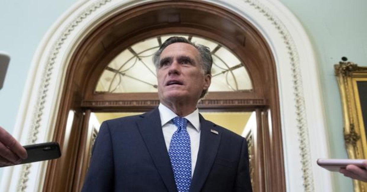 El senador republicano por Utah, Mitt Romney
