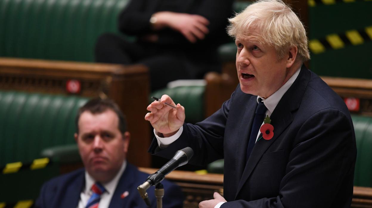 El primer ministro del Reino Unido, Boris Johnson