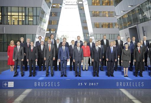 Cumbre de la OTAN en Bruselas, celebrado en 2017, primer año del mandato de Trump