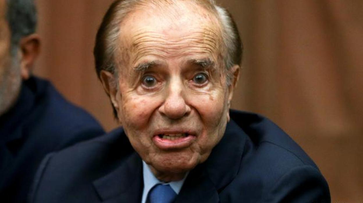 El expresidente Carlos Menem