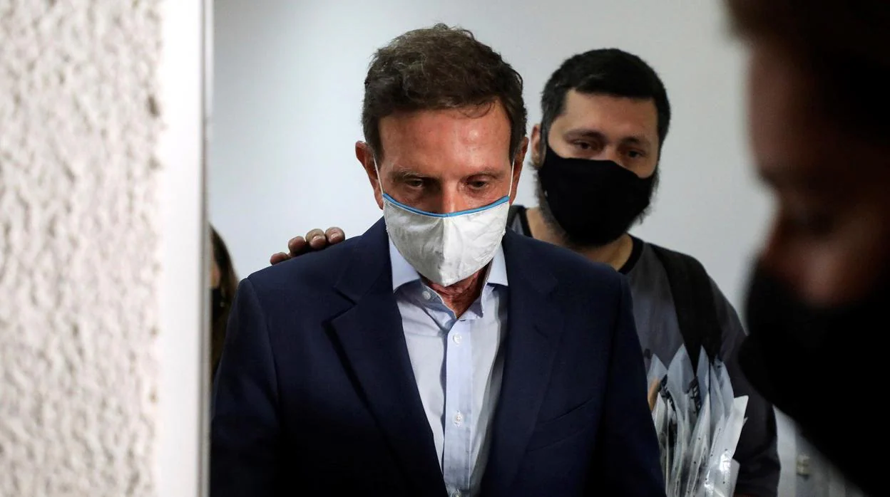 El alcalde de Río de Janeiro, Marcelo Crivella, fue detenido este martes por corrupción