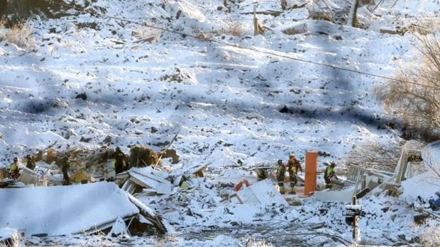 Ascienden a siete los muertos tras el corrimiento de tierra que se tragó doce casas en Noruega