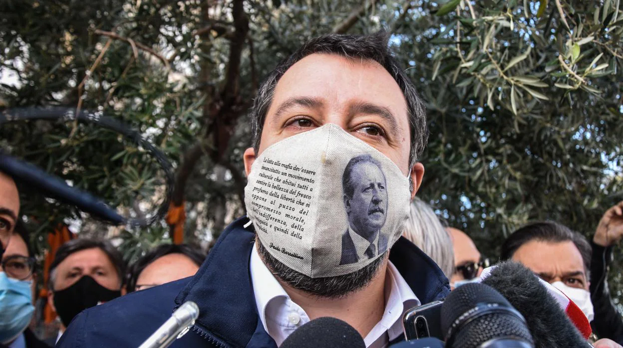 El exministro del Interior de Italia, Matteo Salvini