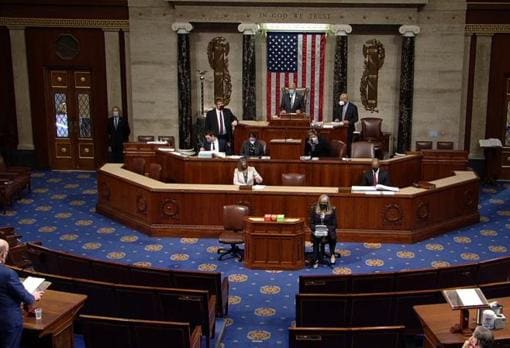 Un momento del debate del «impeachment» en la Cámara de Representantes