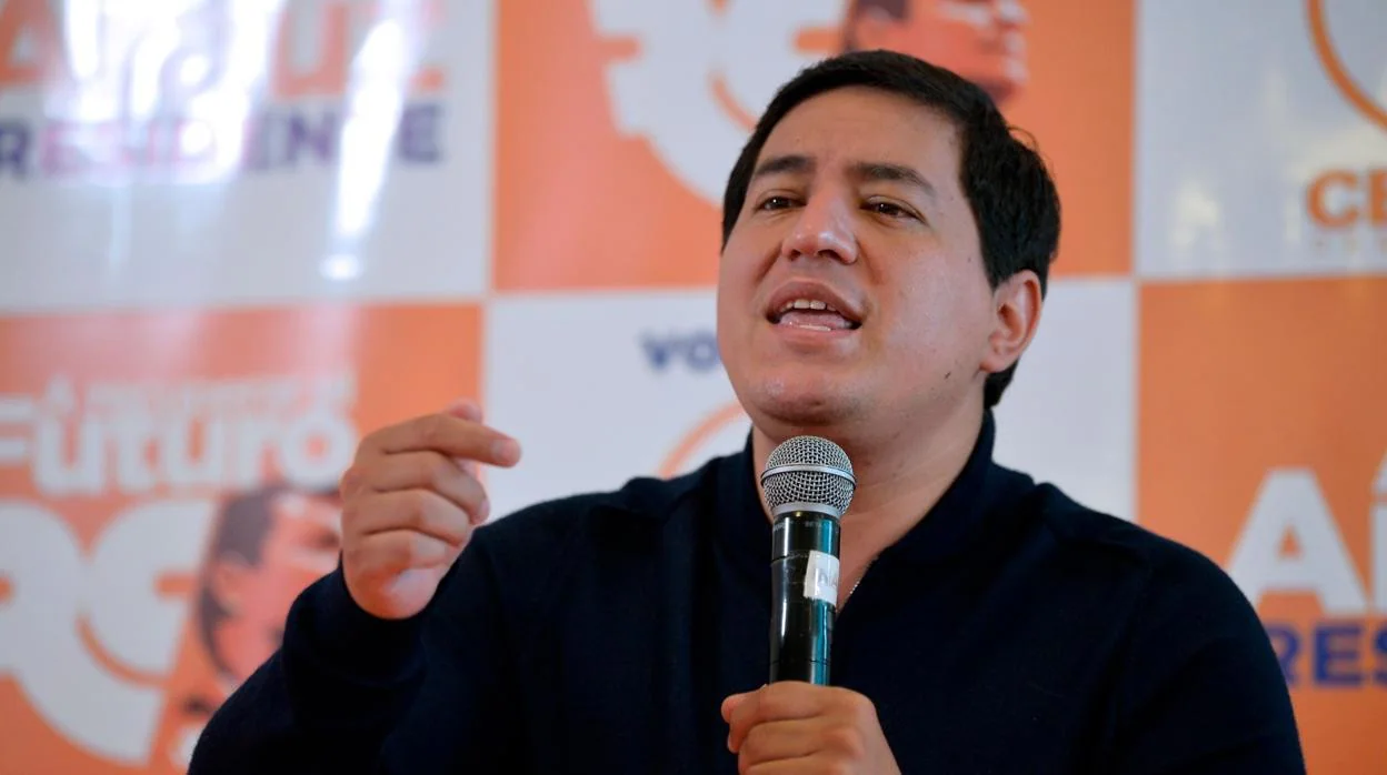 Andrés Arauz, uno de los candidatos a las presidenciales