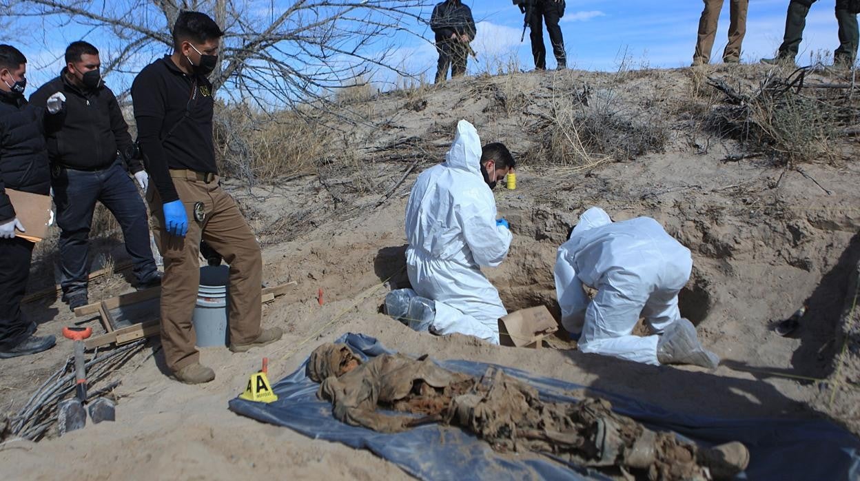 Búsqueda de fosas clandestinas en Ciudad Juárez