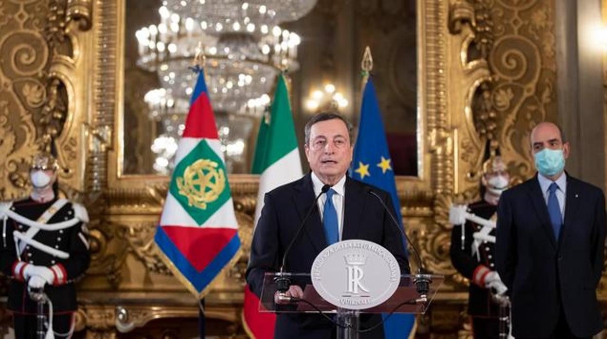 Mario Draghi, primer ministro de Italia