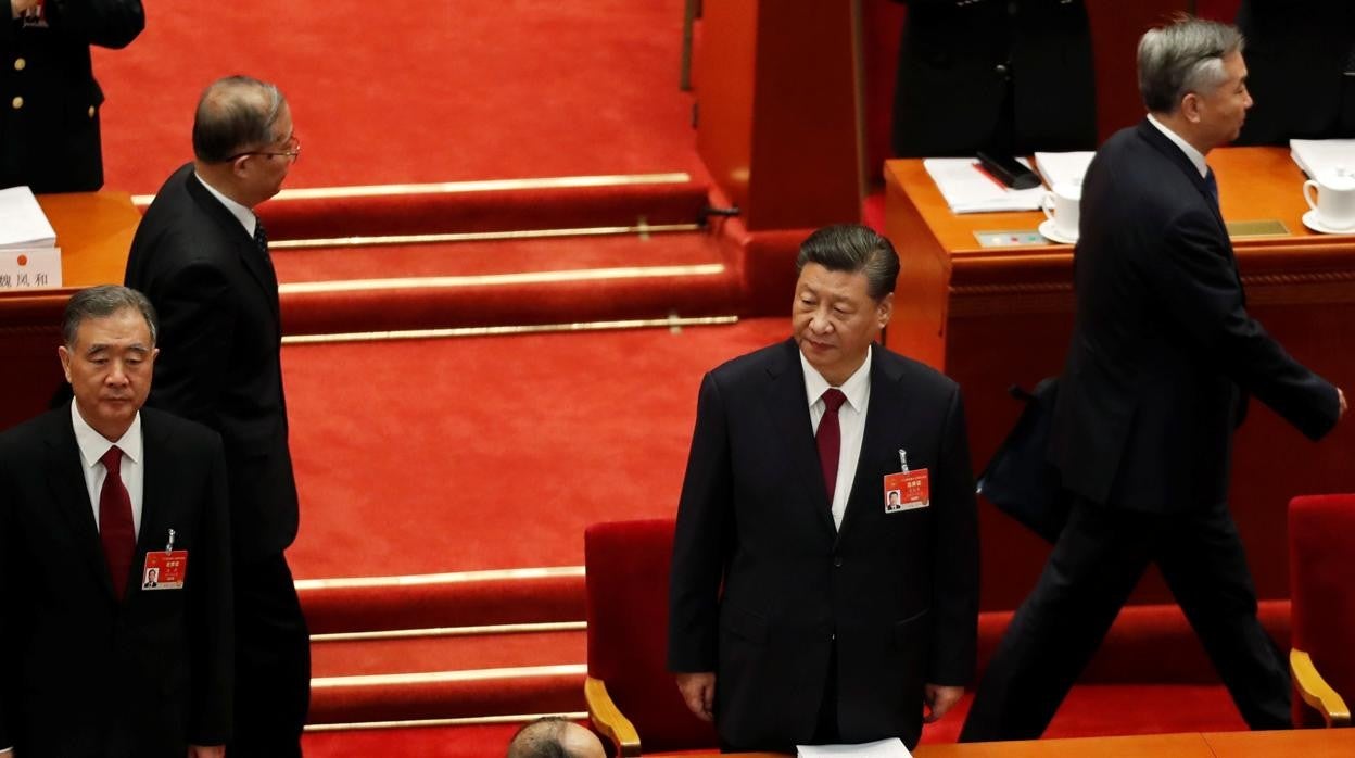 El presidente chino, Xi Jinping, asiste a la sesión de apertura de la Asamblea Popular Nacional