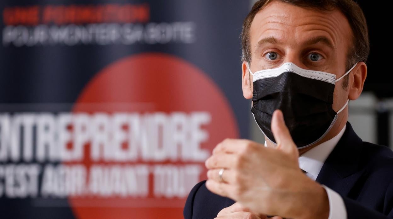 El presidente de Francia, Emmanuel Macron