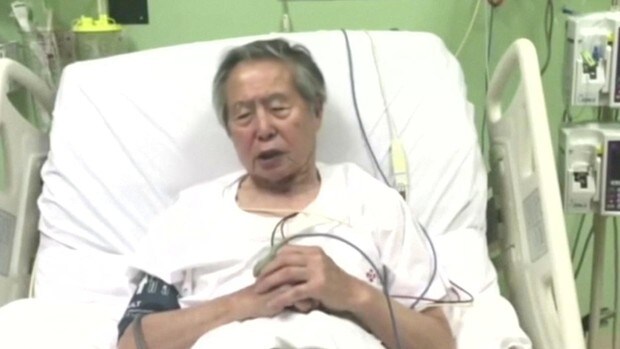 Trasladan a Alberto Fujimori de la cárcel a una clínica por baja saturación de oxígeno