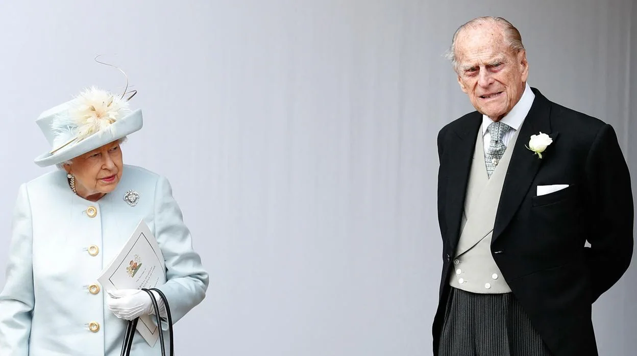 La Reina Isabel II y su marido, Felipe de Edimburgo