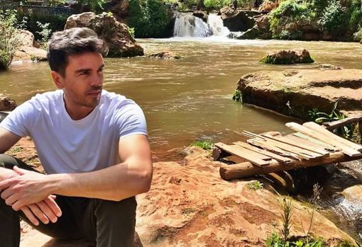 Baltasar López, de 35 años, uno de los españoles atrapados, durante su viaje a Marruecos