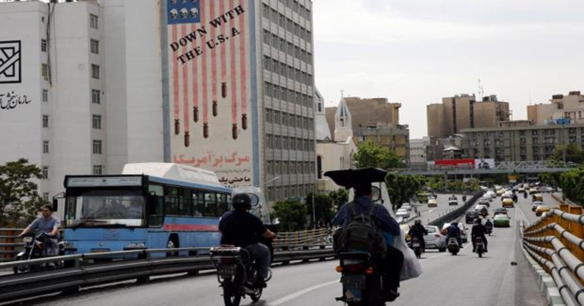 Propaganda contra Estados Unidos en las calles de Teherán