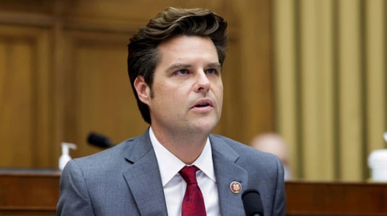 El diputado Matt Gaetz