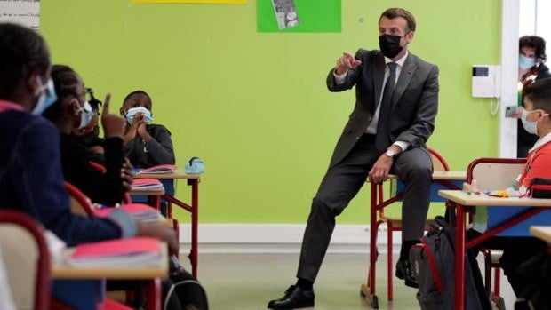 El presidente de la República de Francia, Emmanuel Macron