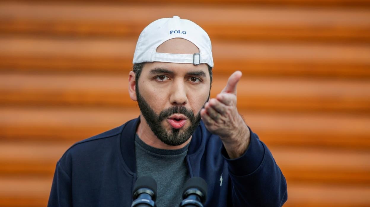 El presidente de El Salvador, Nayib Bukele