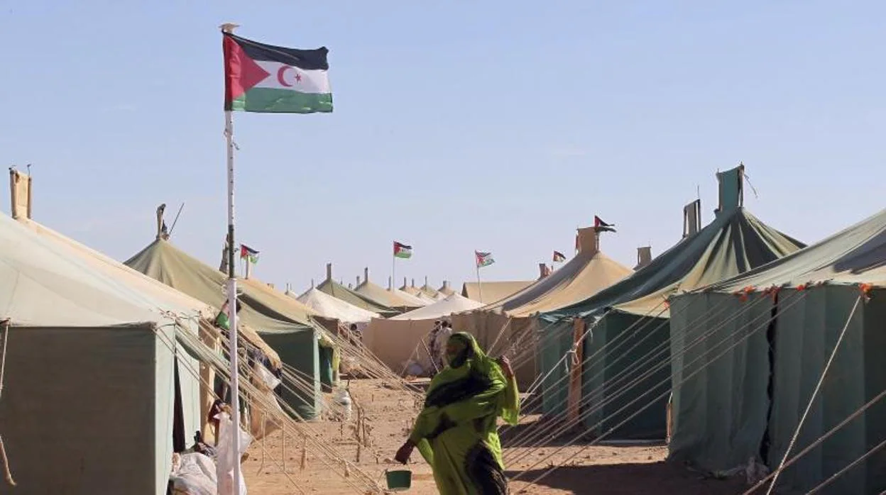 Campo de refugiados saharauis en Tifariti, en el Sahara Occidental, en una imagen de archivo