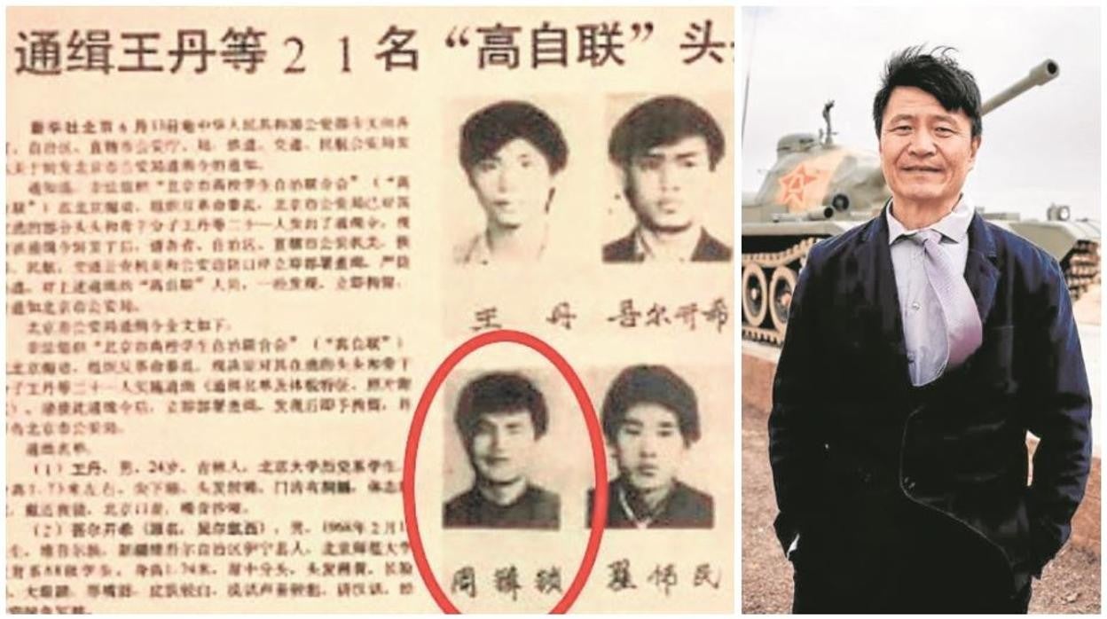 El ex líder de la protesta estudiantil, Zhou Fengsuo, hoy en el exilio/ Vídeo: ¿Quién es el famoso 'hombre del tanque' de Tiananmen?