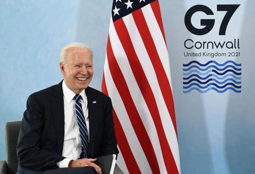 El presidente de EE.UU., Joe Biden, en Carbis Bay (Cornualles, Reino Unido), para asistir a la cumbre de líderes del G-7