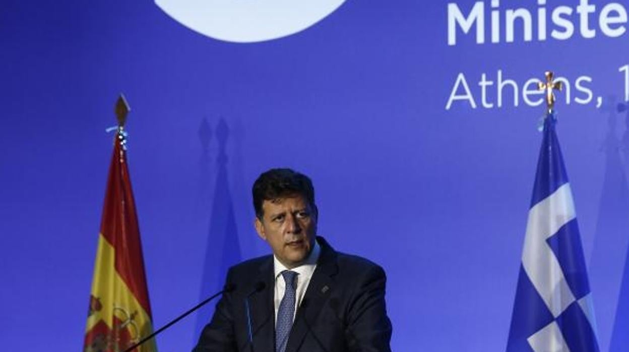 Miltiadis Varvitsiotis, ministro alterno para Asuntos Exteriores de Grecia