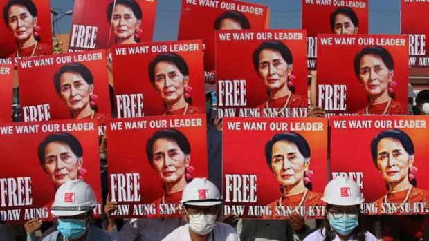 Comienza el juicio de la dictadura militar de Myanmar contra Suu Kyi