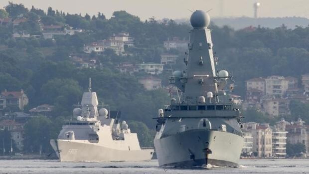 La Armada rusa vigila al navío español 'Rayo' que participa en las maniobras de la OTAN en el mar Negro