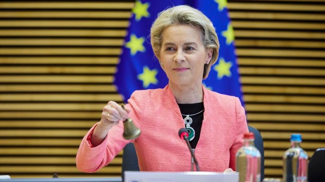 La presidenta de la Comisión Europea, Ursula von der Leyen