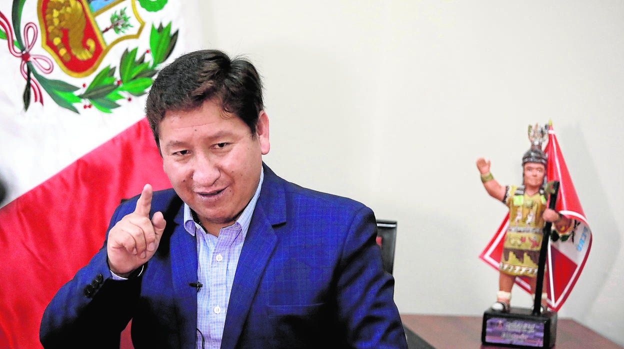 Bellido, en una entrevista con Reuters en Lima