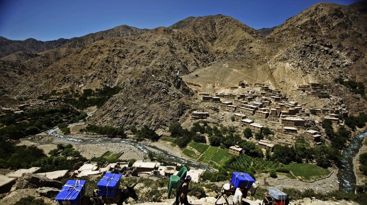 Valle de Panshir, en Afganistán