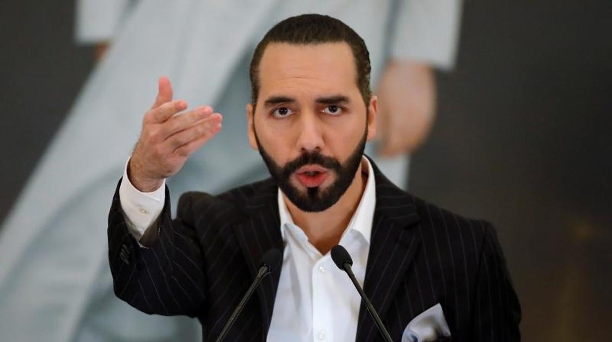 El presidente de El Salvador Nayib Bukele