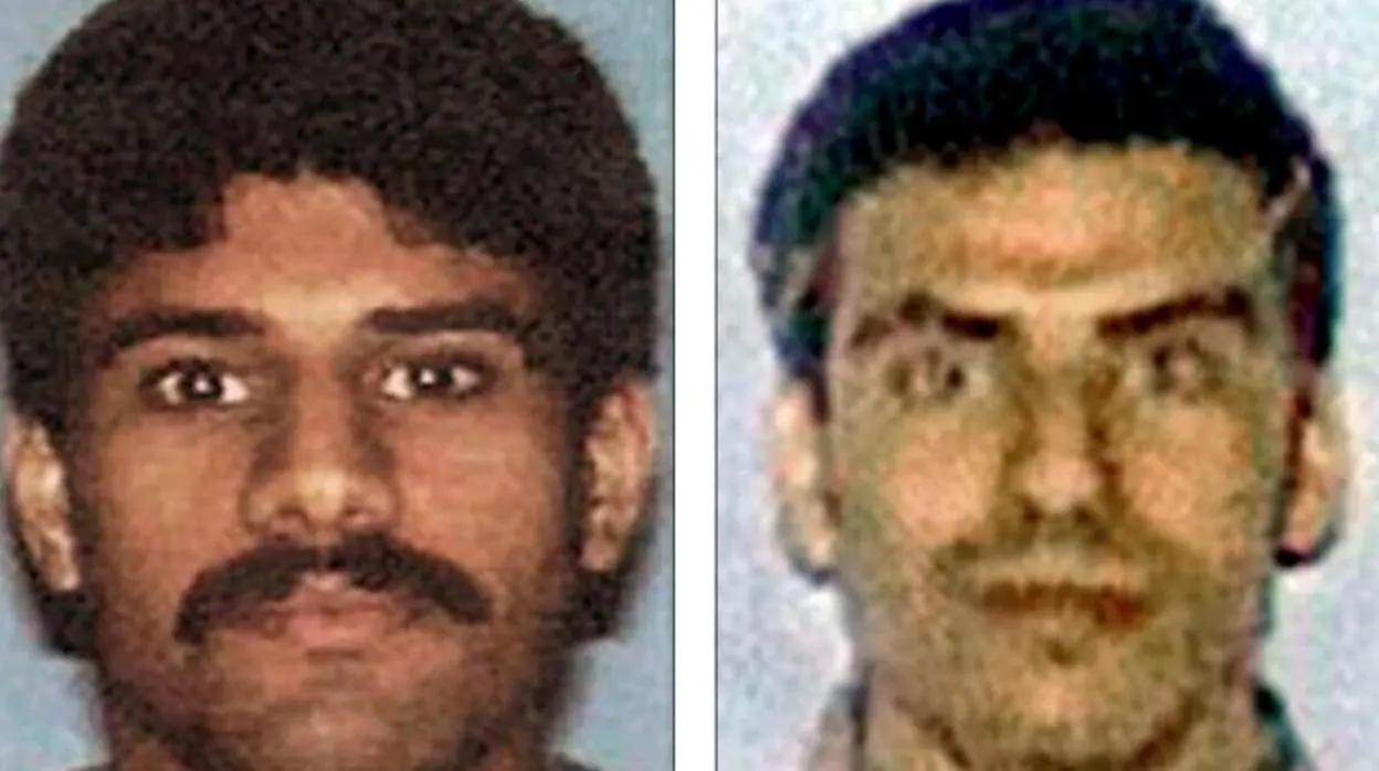 Fotos del FBI de Nawaf al Hazmi (izquierda) y Khalid al Mihdhar