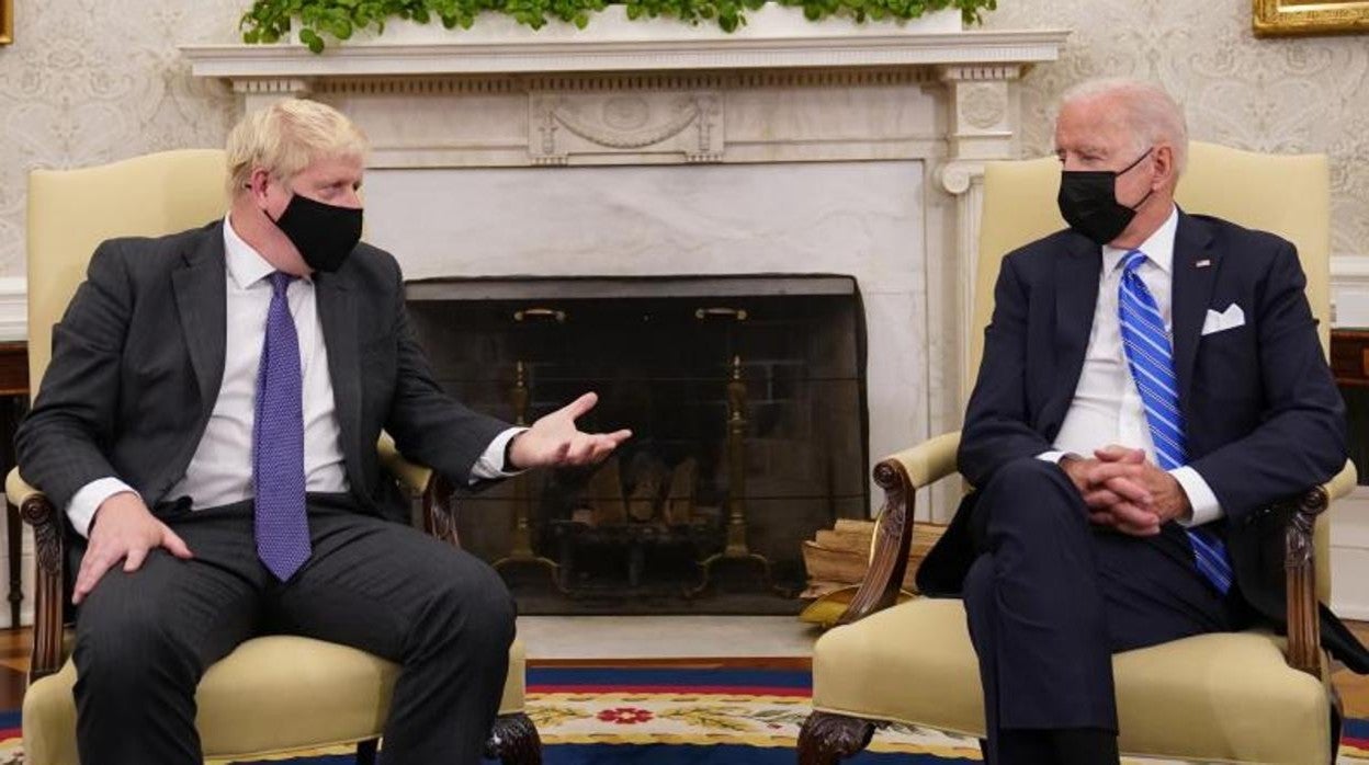 Joe Biden se reúne con Boris Johnson en la Casa Blanca