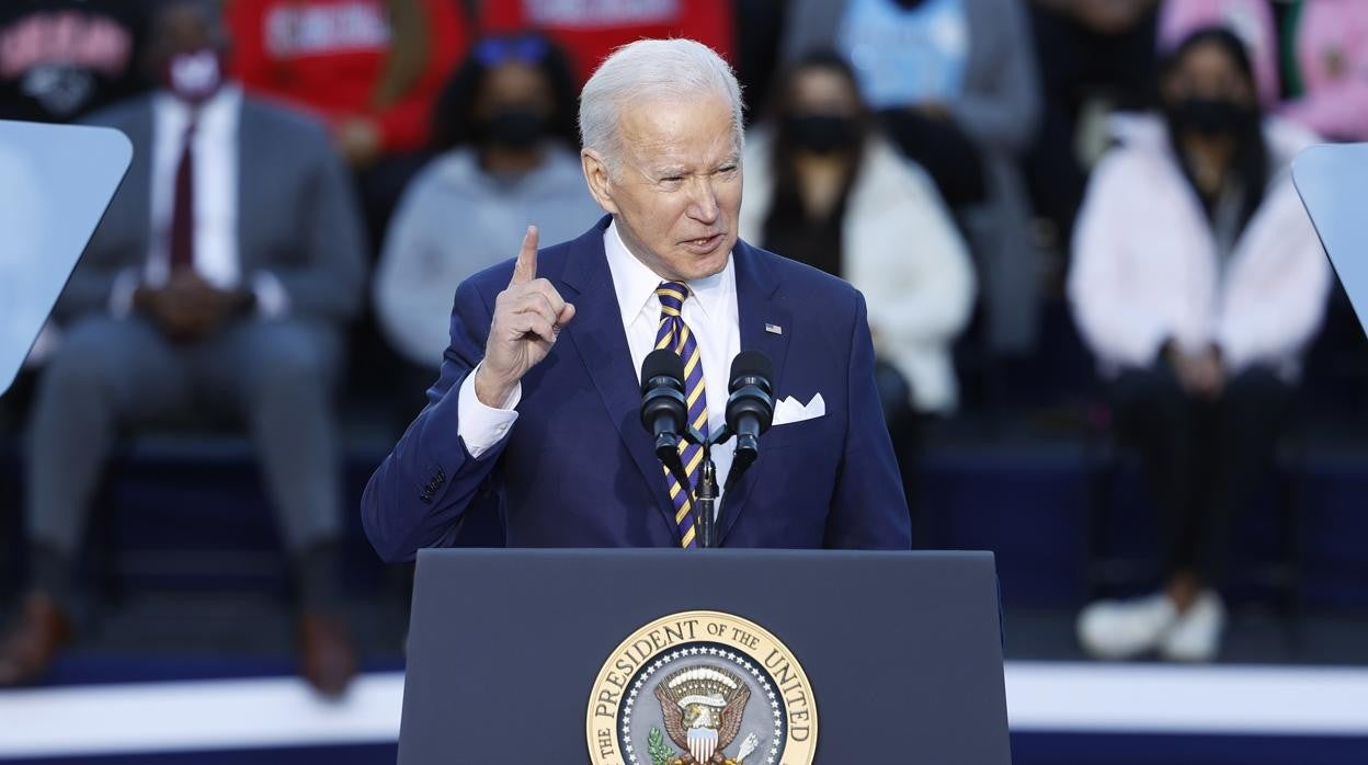 El presidente de los EE.UU., Joe Biden, en Georgia