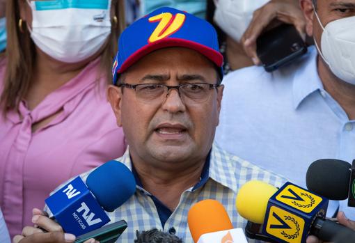 El gobernador electo del estado de Barinas, el opositor Sergio Garrido