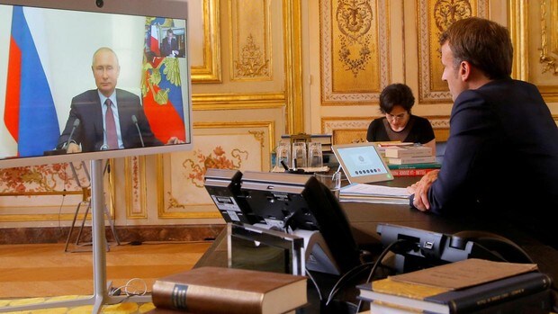 Macron busca su rédito personal a través de las gestiones diplomáticas con Rusia